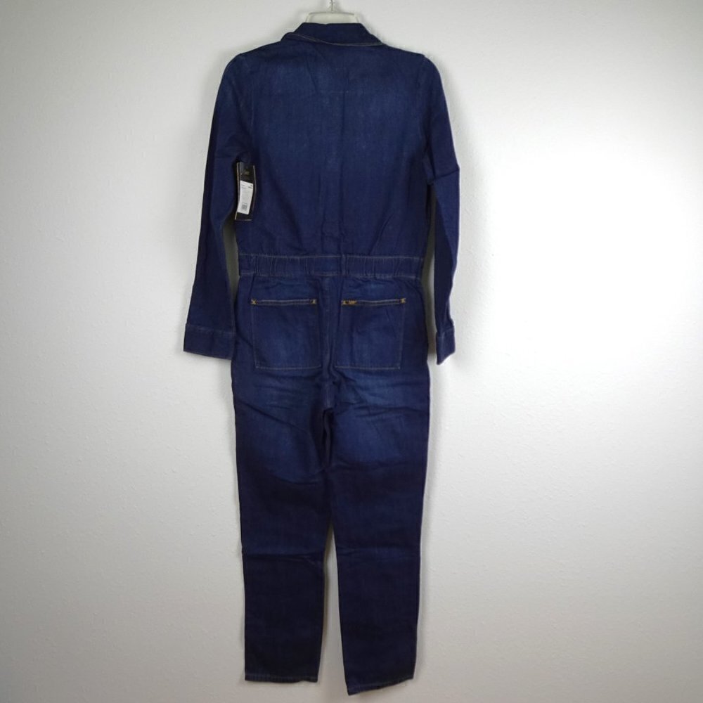 Lee Denim Jumpsuit Women's Size XS Coveralls Blue Modern One Piece - Picture 6 of 13